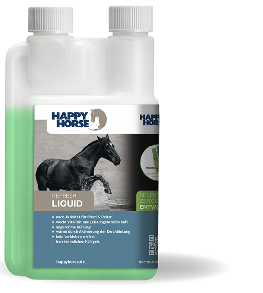Refresh-Liquid für Pferd und Reiter