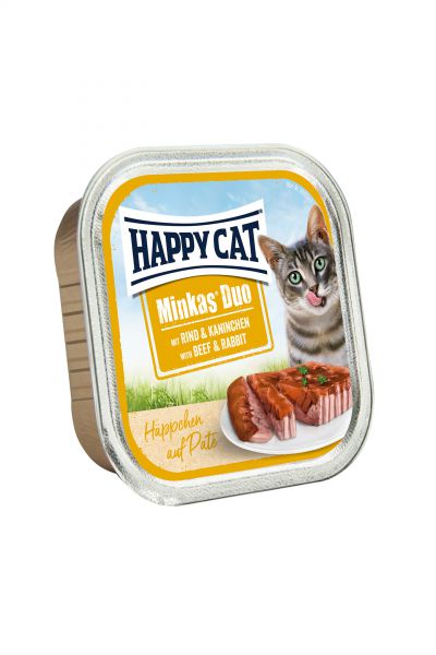 Minkas Duo "Rind & Kaninchen" 16 x 100g