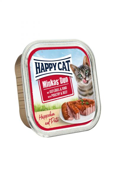 Minkas Duo "Geflügel-Rind" 16 x 100g