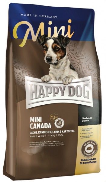 Getreidefreies Futter für Mini-Hunde