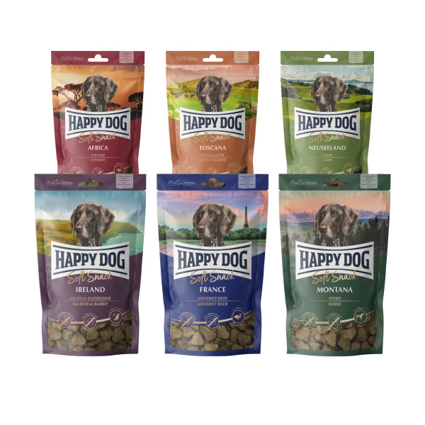 Happy Dog Soft Snacks Sortiment