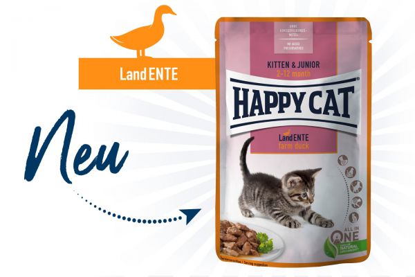 MIS Kitten & Junior Land-Ente Pouch 24 x 85g